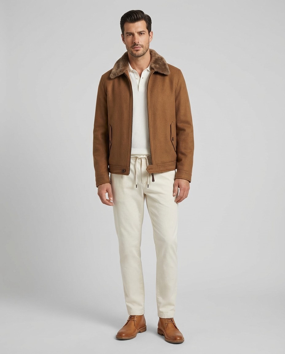 Zegna — Cashmere and Fur "Elements" Jacket