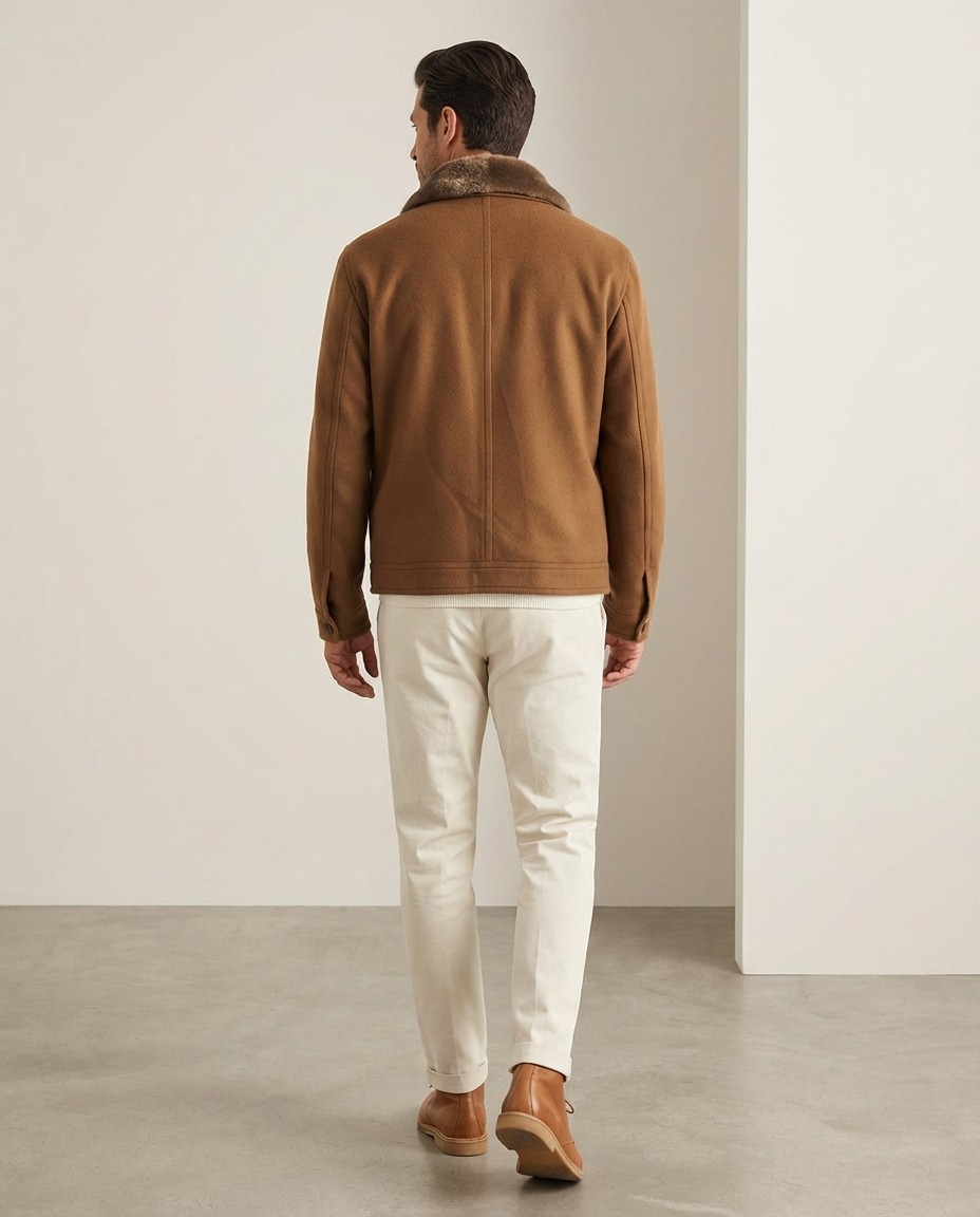 Zegna — Cashmere and Fur "Elements" Jacket — view 2 of 4